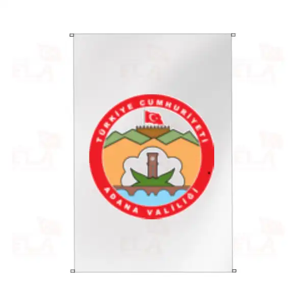 Adana Valilii Bina Boyu Bayraklar