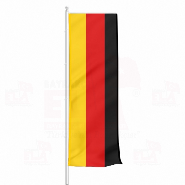 Almanya Yatay ekilen Flamalar ve Bayraklar
