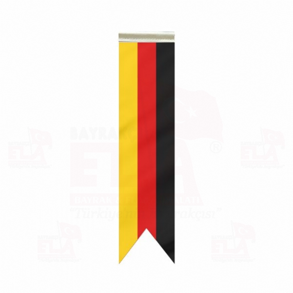 Almanya zel Logolu Masa Bayra