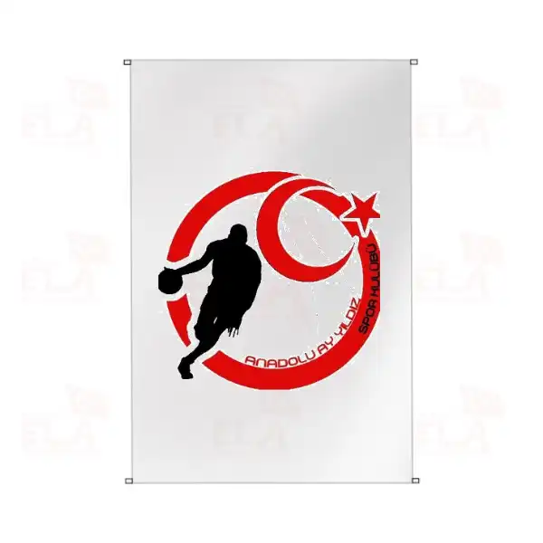 Anadolu Ay Yldz Spor Kulb Bina Boyu Bayraklar