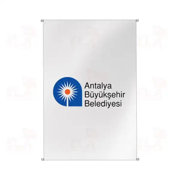 Antalya Bykehir Belediyesi Bina Boyu Bayraklar