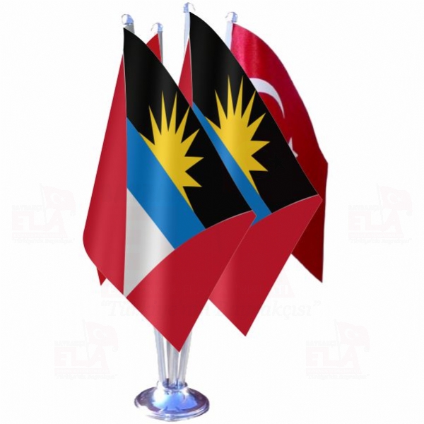 Antigua ve Barbuda Drtl zel Masa Bayra