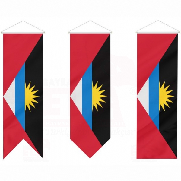 Antigua ve Barbuda Krlang Flamalar Bayraklar