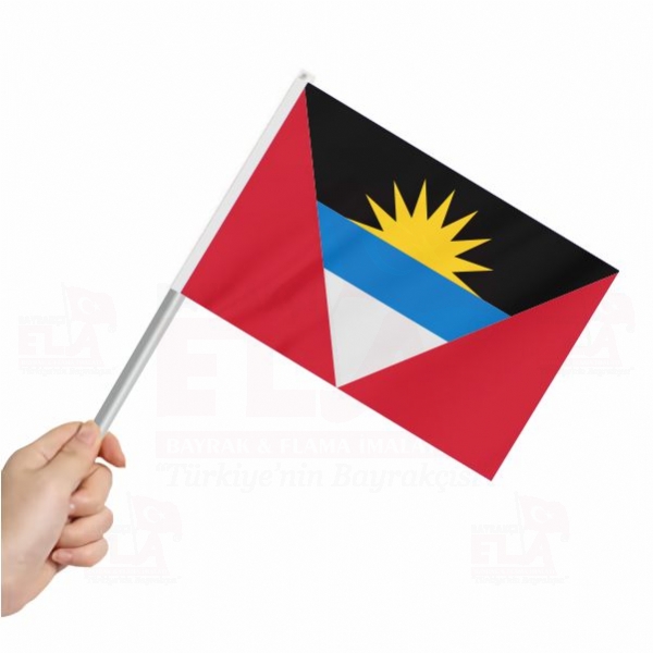 Antigua ve Barbuda Sopal Bayrak ve Flamalar