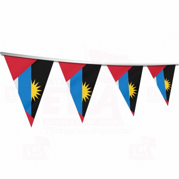 Antigua ve Barbuda gen Bayrak ve Flamalar