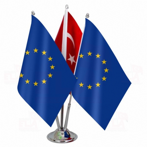Avrupa Birlii Logolu l Masa Bayra