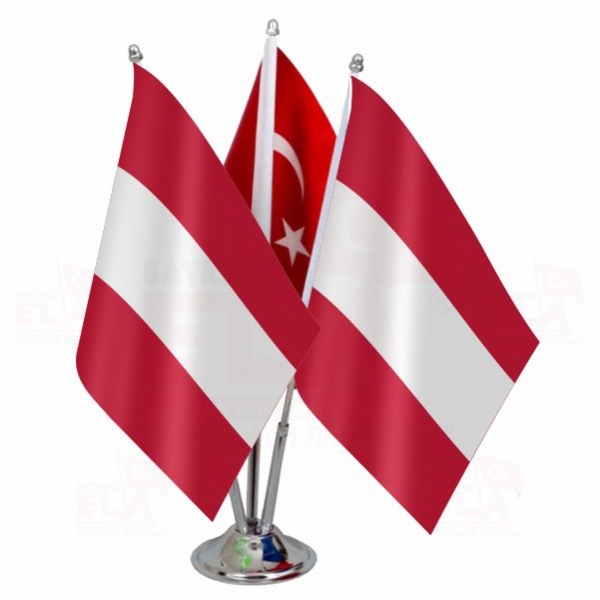 Avusturya Logolu l Masa Bayra