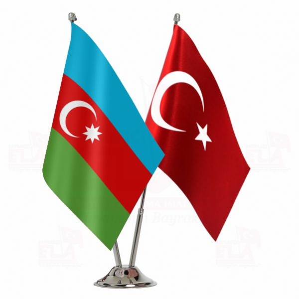 Azerbaycan 2 li Masa Bayra