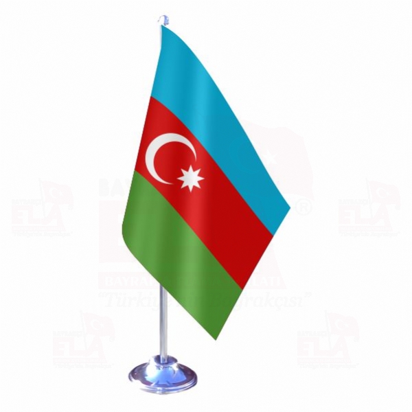 Azerbaycan Tekli Masa Bayra