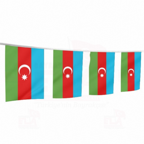 Azerbaycan pe Dizili Flamalar ve Bayraklar