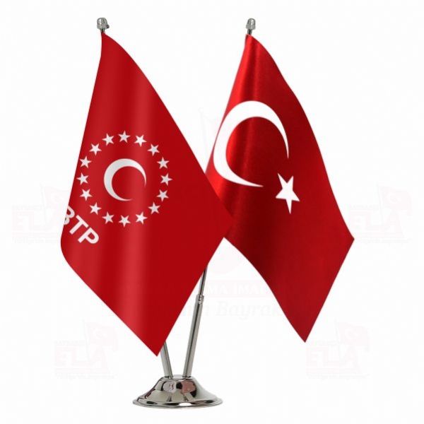 Bamsz Trkiye Partisi 2 li Masa Bayra