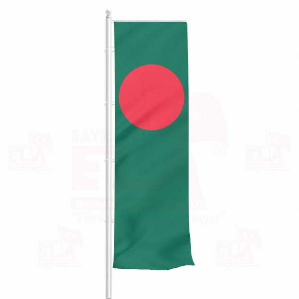 Banglade Yatay ekilen Flamalar ve Bayraklar