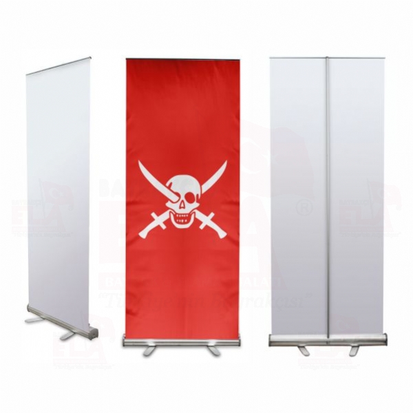 Ching Shih Jolly Roger Banner Roll Up