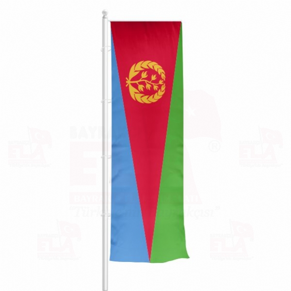 Eritre Yatay ekilen Flamalar ve Bayraklar