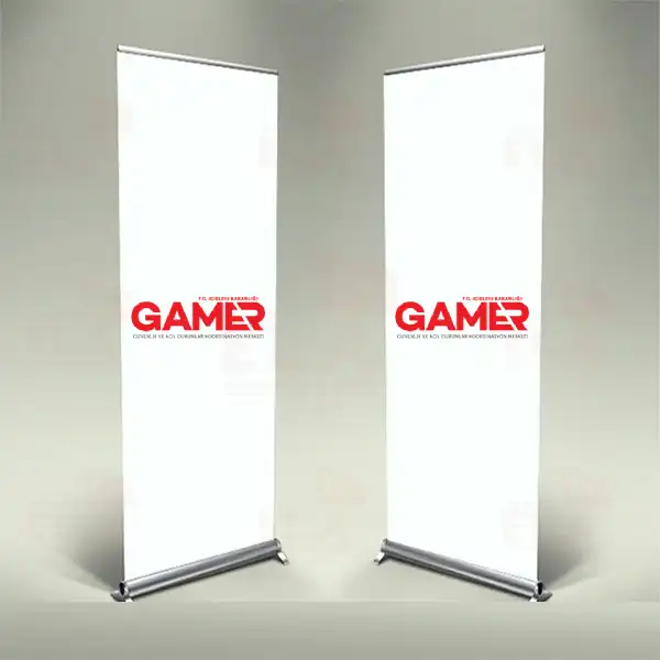 Gamer Banner Roll Up