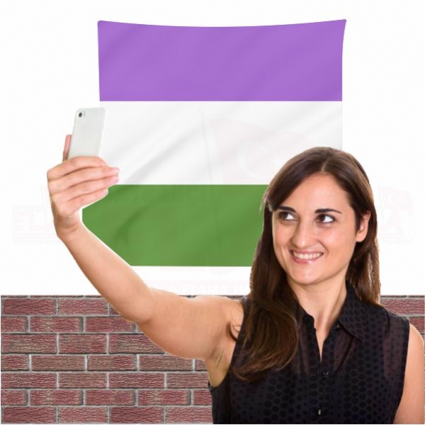 Genderqueer Pride Bez Arka Plan Manzara