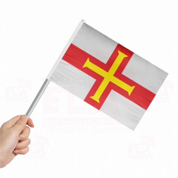 Guernsey Sopal Bayrak ve Flamalar
