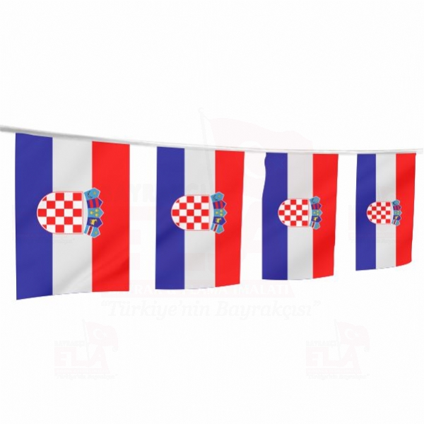 Hrvatistan pe Dizili Flamalar ve Bayraklar