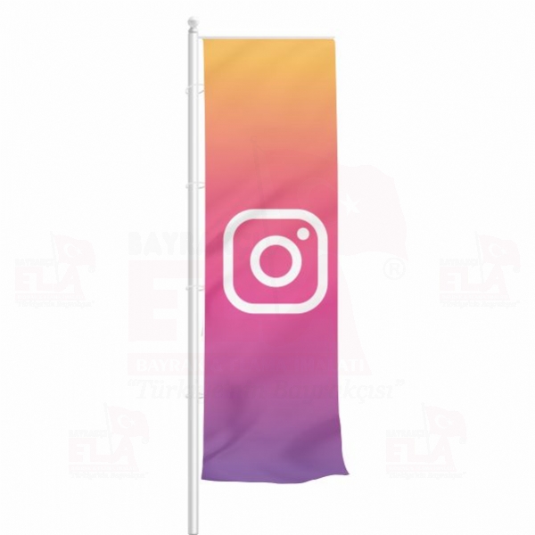 Instagram Yatay ekilen Flamalar ve Bayraklar