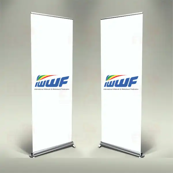 International waterski and wakeboard Federation Banner Roll Up