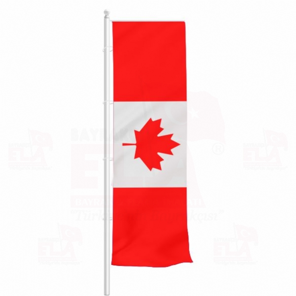 Kanada Yatay ekilen Flamalar ve Bayraklar