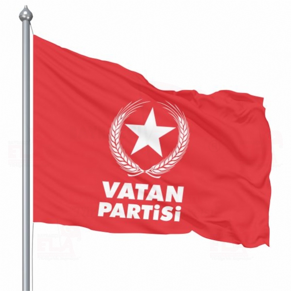 Krmz Vatan Partisi Bayraklar