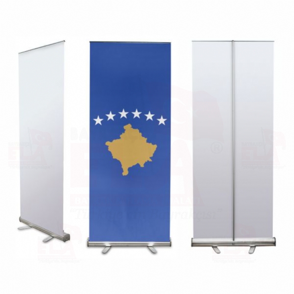 Kosova Banner Roll Up