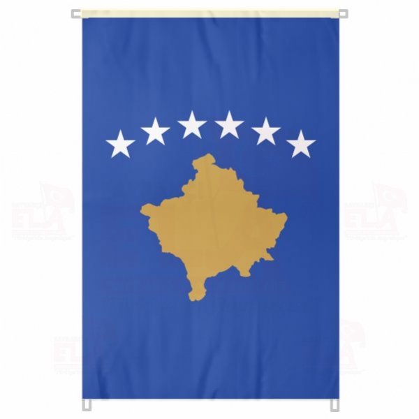 Kosova Bina Boyu Bayraklar