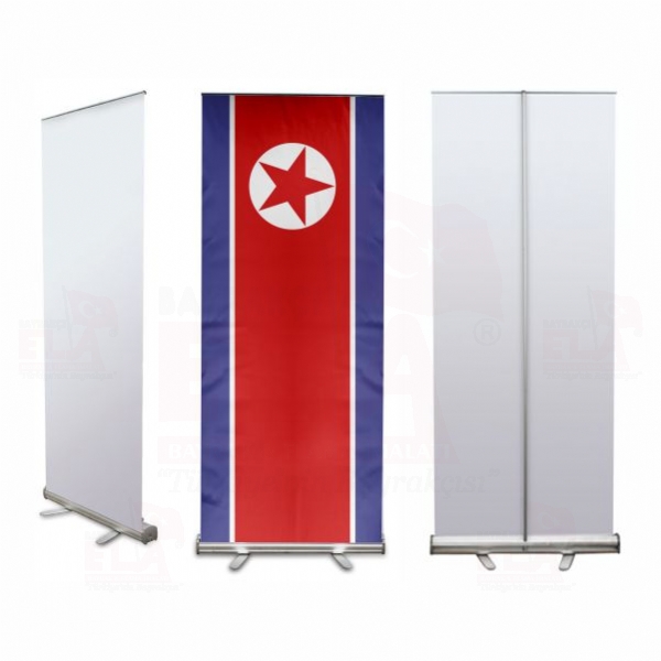 Kuzey Kore Banner Roll Up