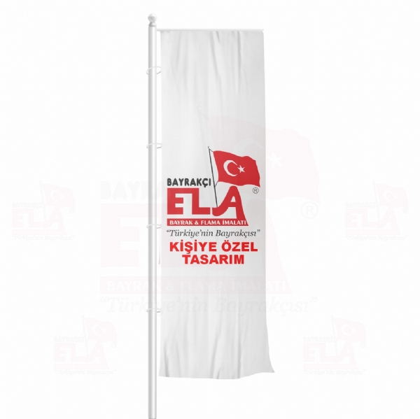 Logo Yatay ekilen Flamalar ve Bayraklar
