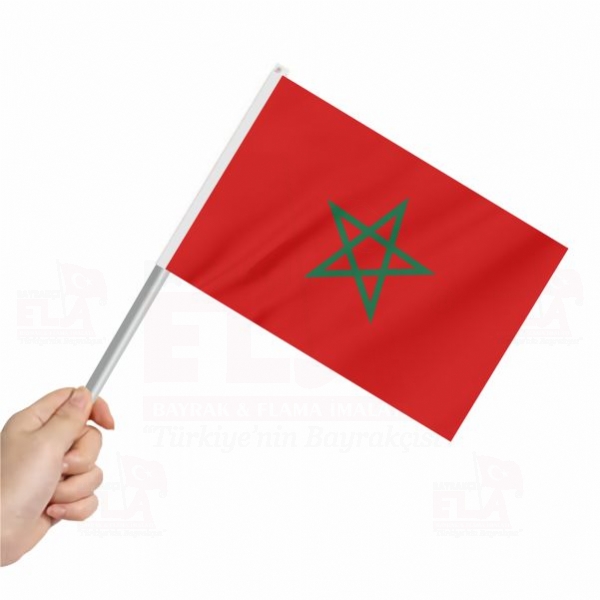 Morocco Sopal Bayrak ve Flamalar