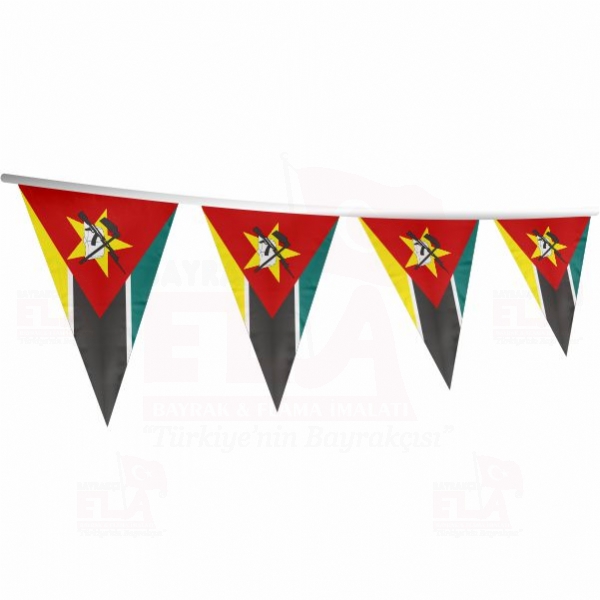 Mozambik gen Bayrak ve Flamalar