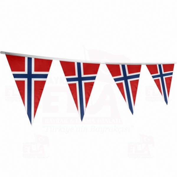 Norve gen Bayrak ve Flamalar