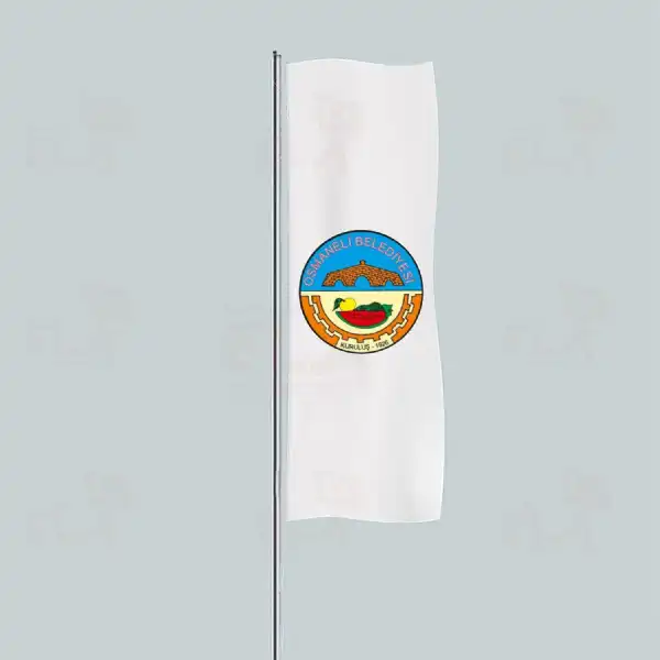 Osmaneli Belediyesi Yatay ekilen Flamalar ve Bayraklar