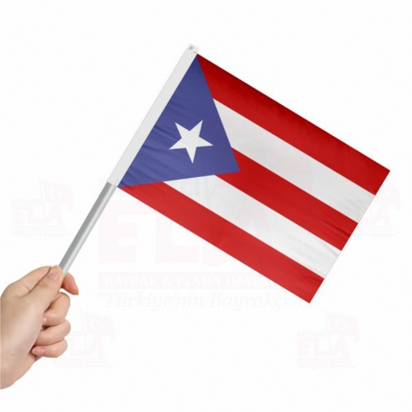 Porto Riko Sopal Bayrak ve Flamalar