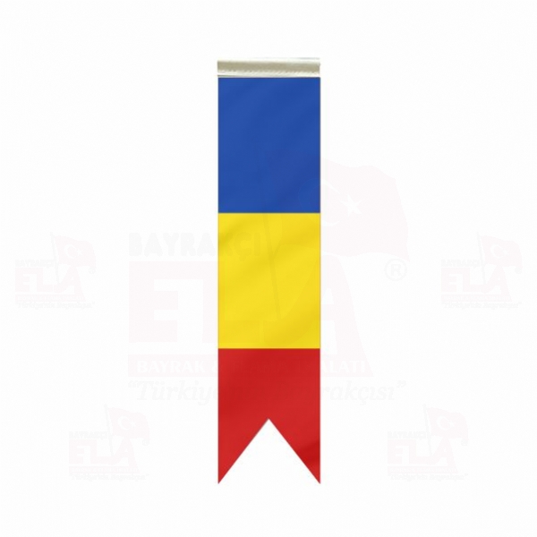 Romanya zel Logolu Masa Bayra