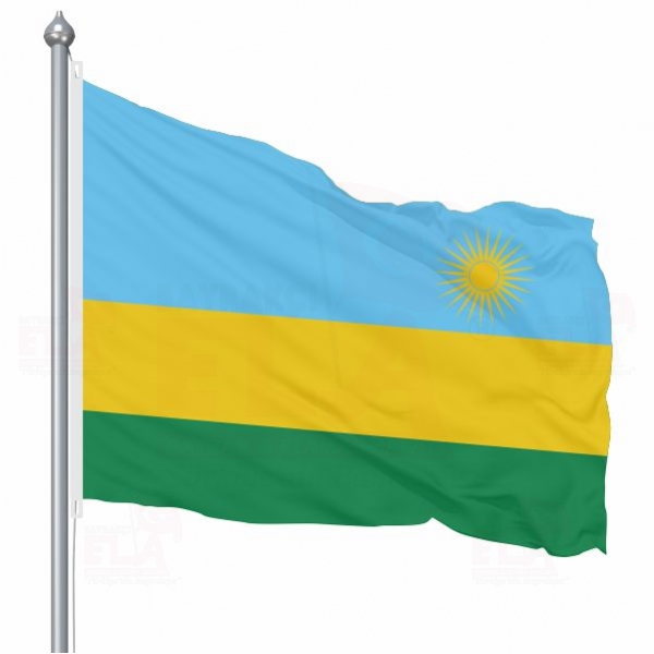 Ruanda Bayra Ruanda Bayraklar