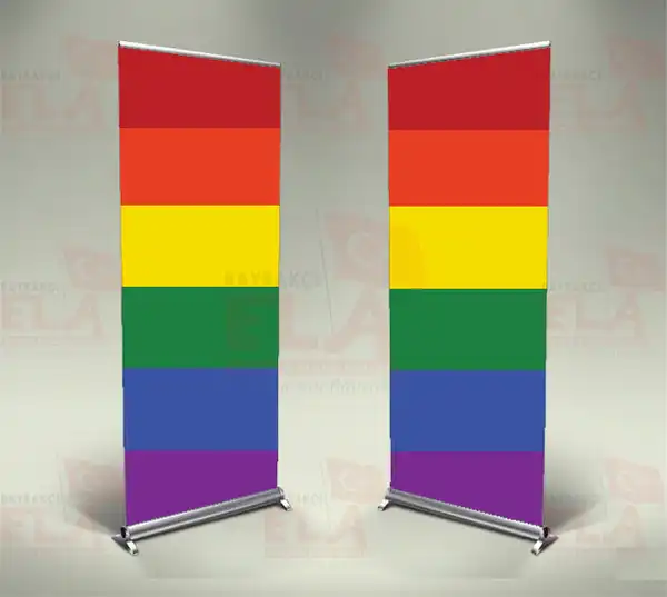 lgbt Banner Roll Up