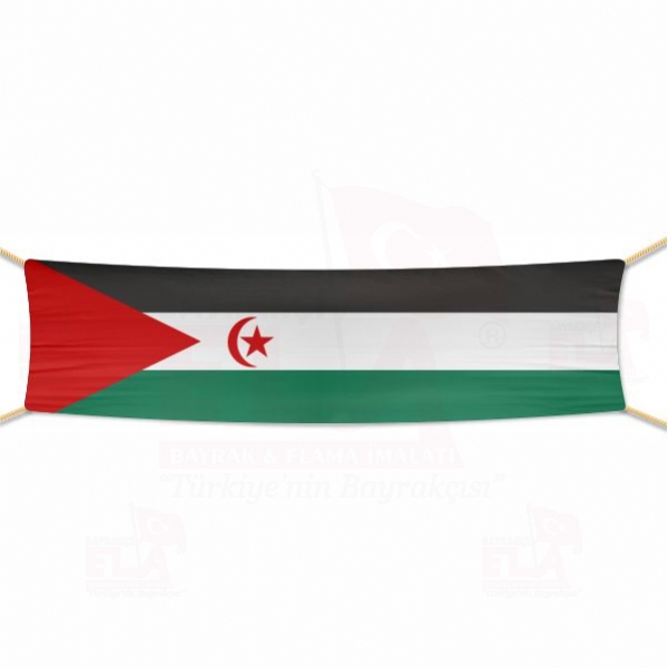Sahra Demokratik Arap Cumhuriyeti Afi ve Pankartlar