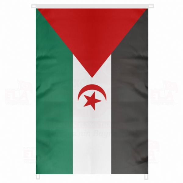 Sahra Demokratik Arap Cumhuriyeti Bina Boyu Bayraklar