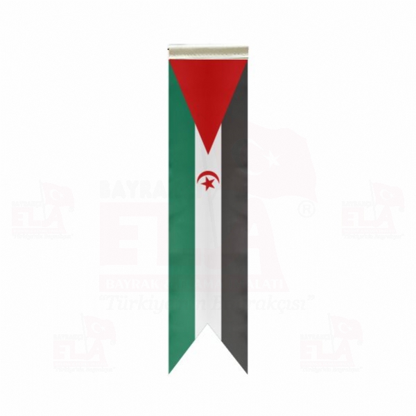 Sahra Demokratik Arap Cumhuriyeti zel Logolu Masa Bayra