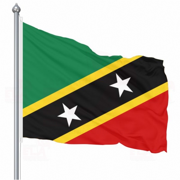 Saint Kitts ve Nevis Bayra Saint Kitts ve Nevis Bayraklar