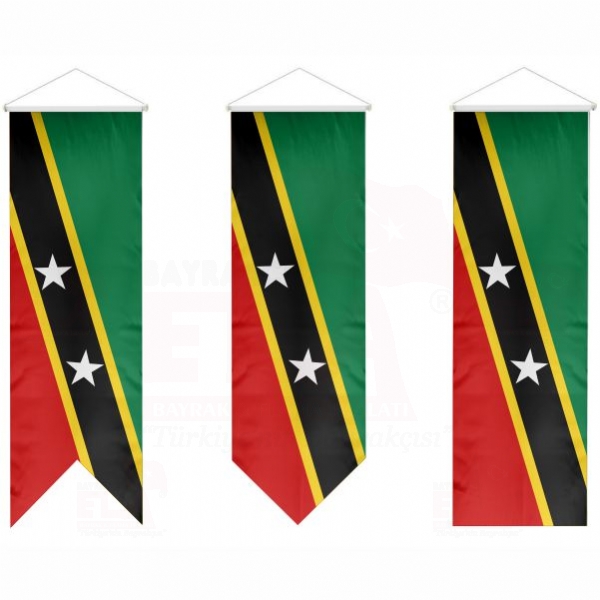 Saint Kitts ve Nevis Krlang Flamalar Bayraklar