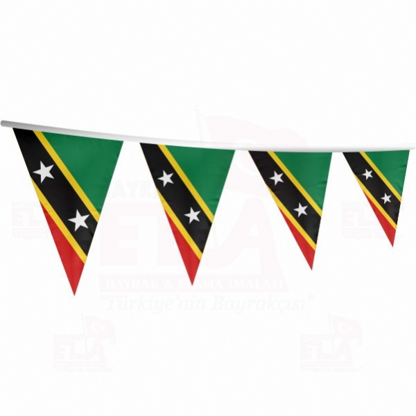 Saint Kitts ve Nevis gen Bayrak ve Flamalar