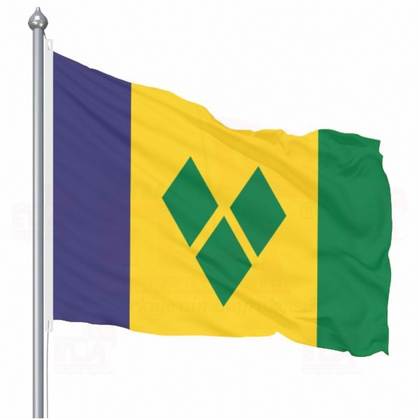 Saint Vincent ve Grenadinler Bayra Saint Vincent ve Grenadinler Bayraklar