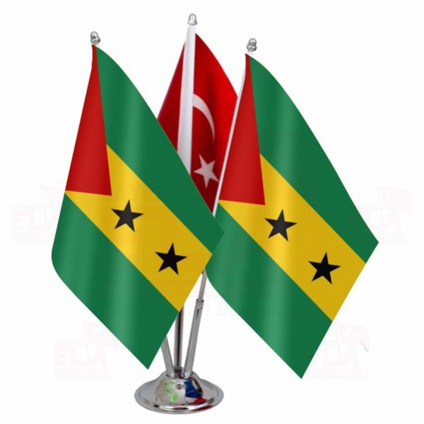 Sao Tome ve Principe Logolu l Masa Bayra