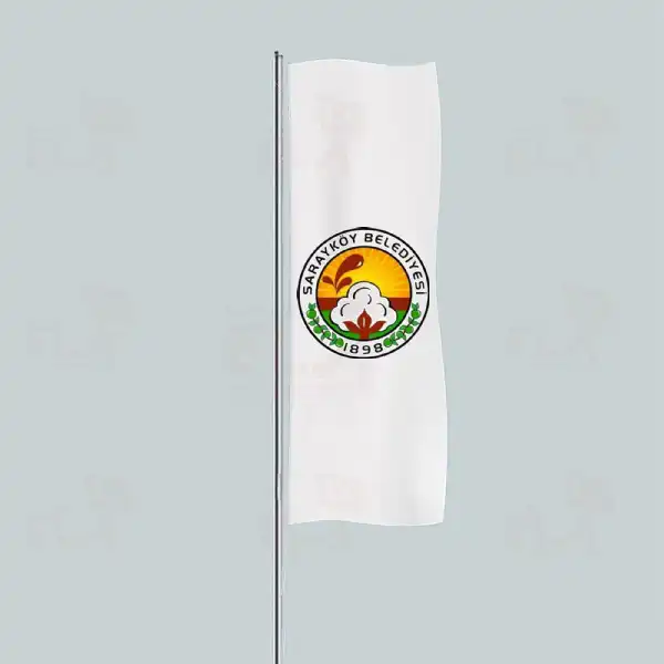 Sarayky Belediyesi Yatay ekilen Flamalar ve Bayraklar