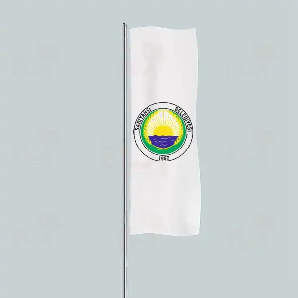 Saryahi Belediyesi Yatay ekilen Flamalar ve Bayraklar