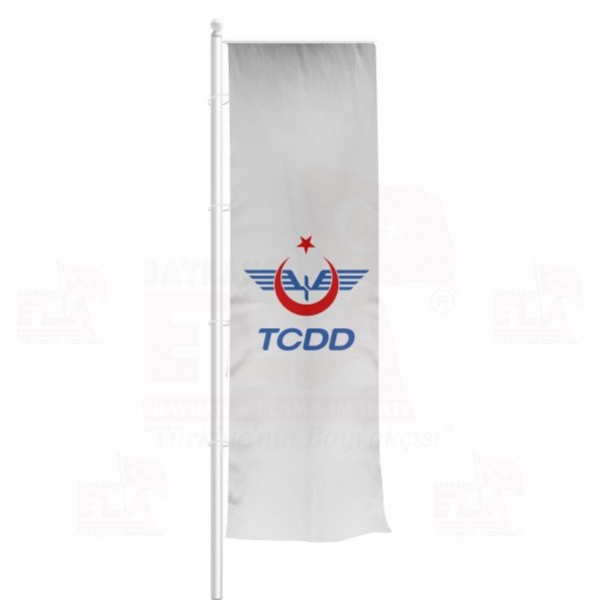 TCDD Yatay ekilen Flamalar ve Bayraklar