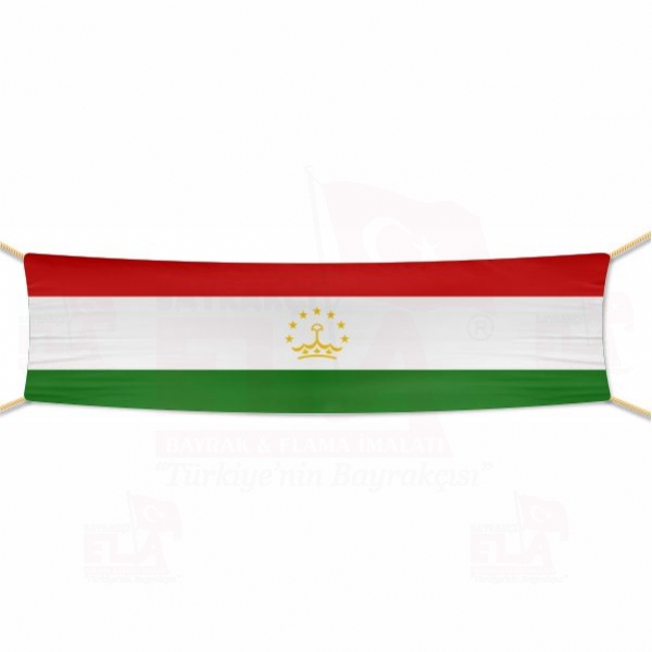 Tacikistan Afi ve Pankartlar